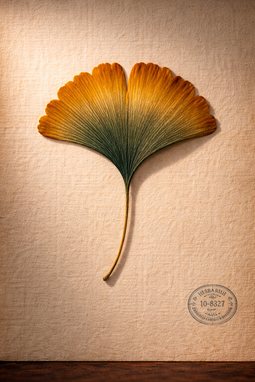 Ginkgo botanical specimen