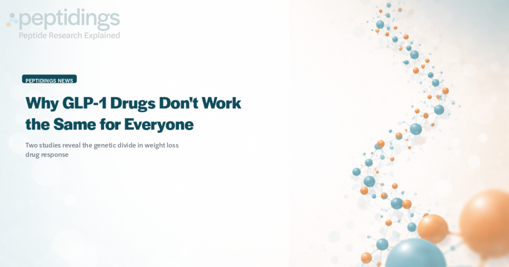 GLP-1 genetic response to weight loss drugs