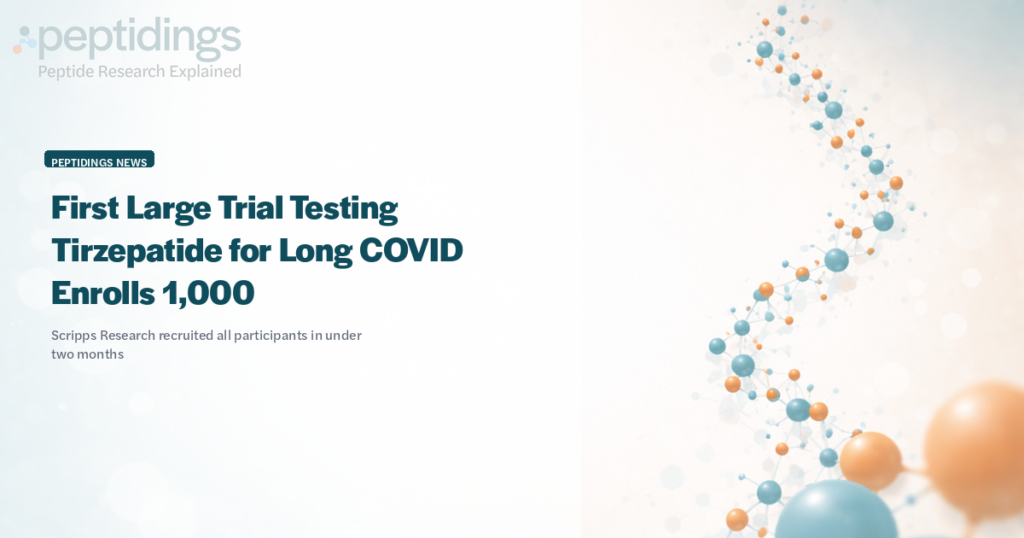 Tirzepatide long COVID clinical trial enrollment
