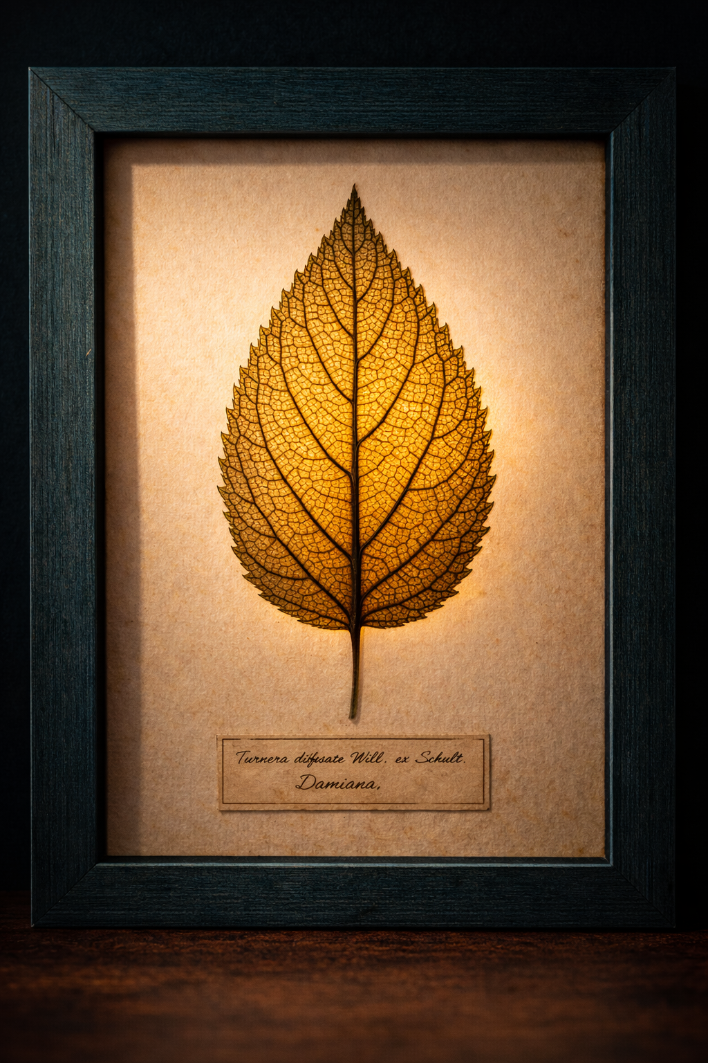 Damiana botanical specimen