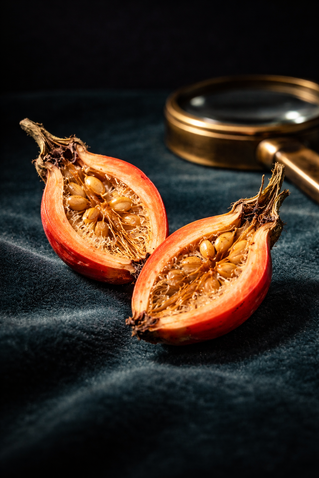 Rosehip botanical specimen